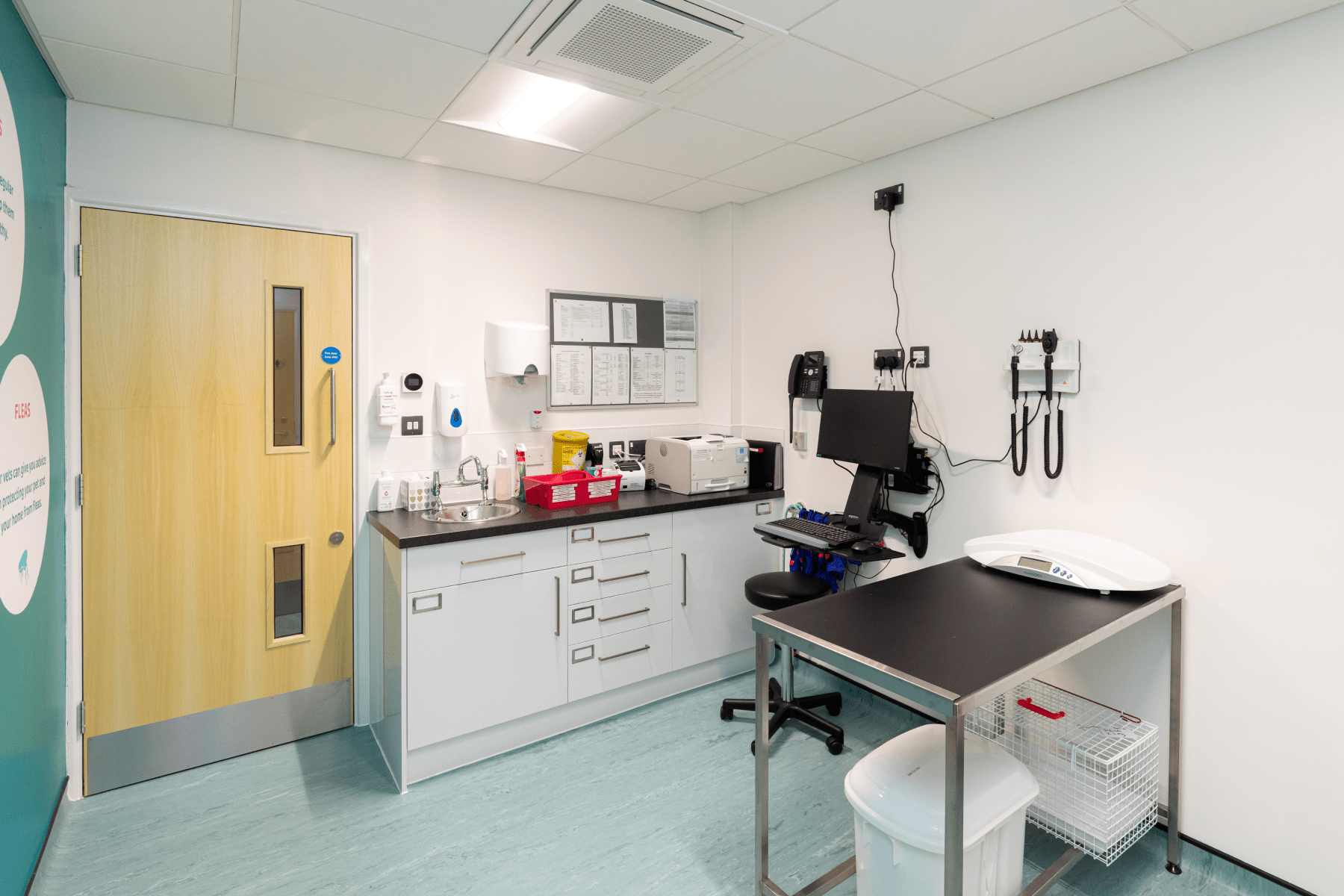 A double consultation room at Nottingham PDSA Pet Wellbeing Centre