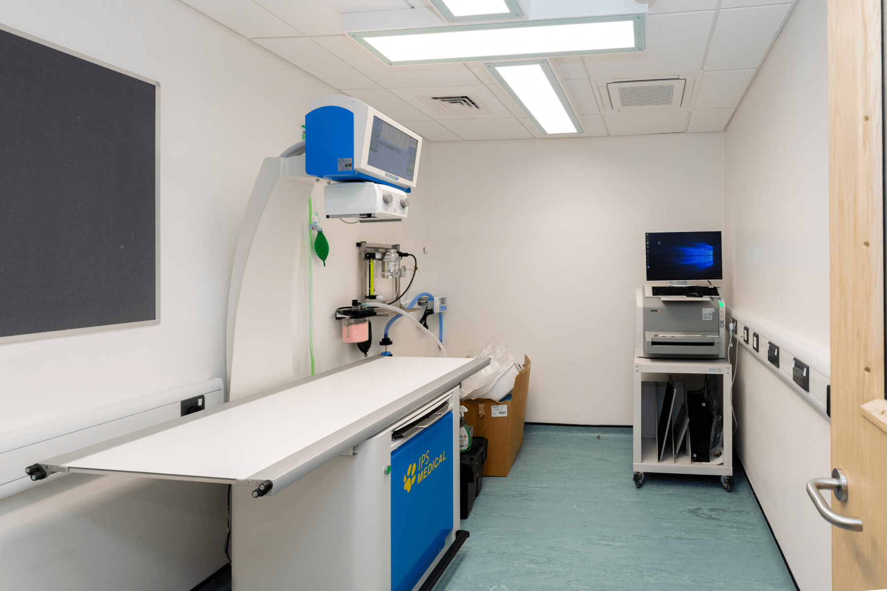 The X-ray room at Nottingham PDSA Pet Wellbeing Centre