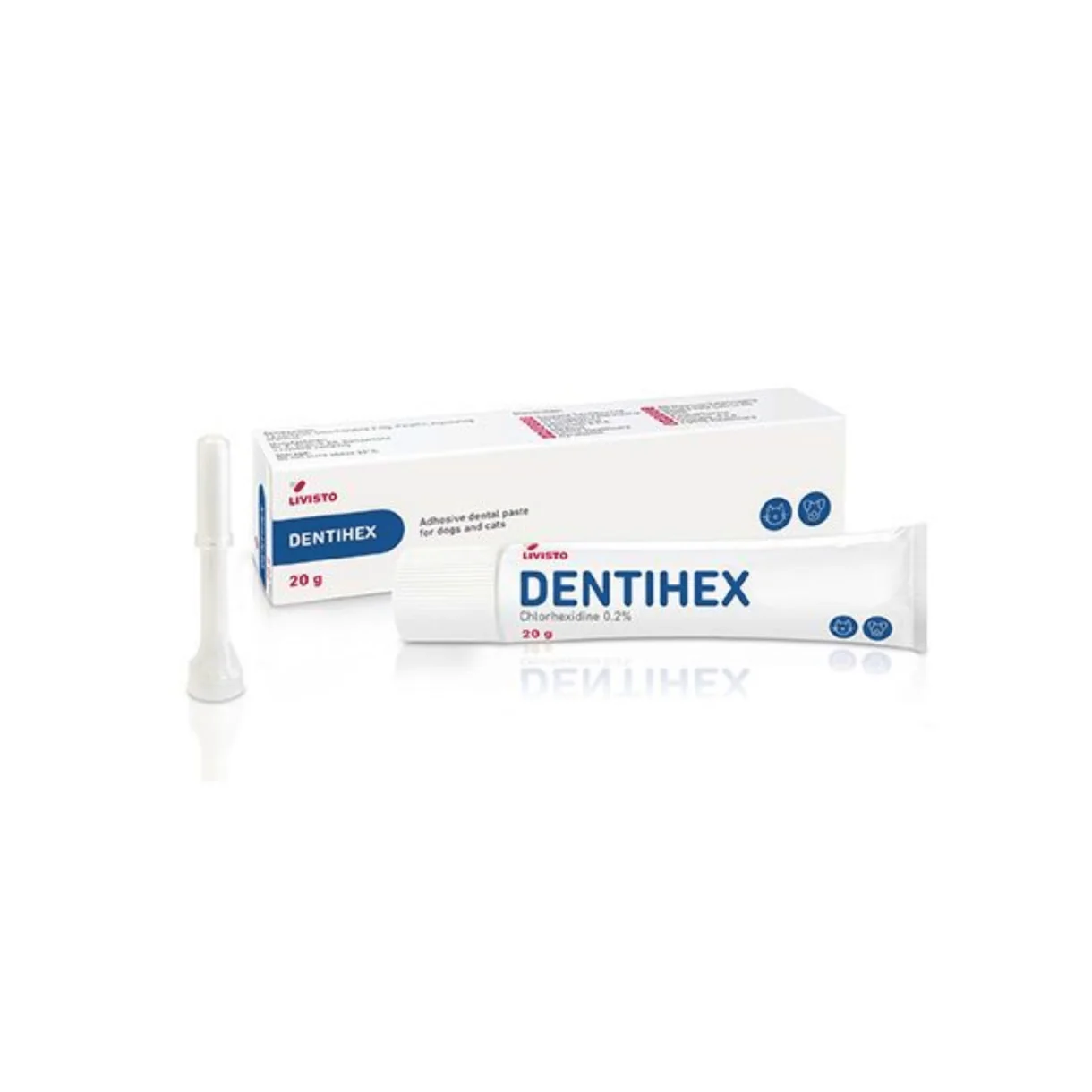 Dentihex adhesive dental paste for cats and dogs