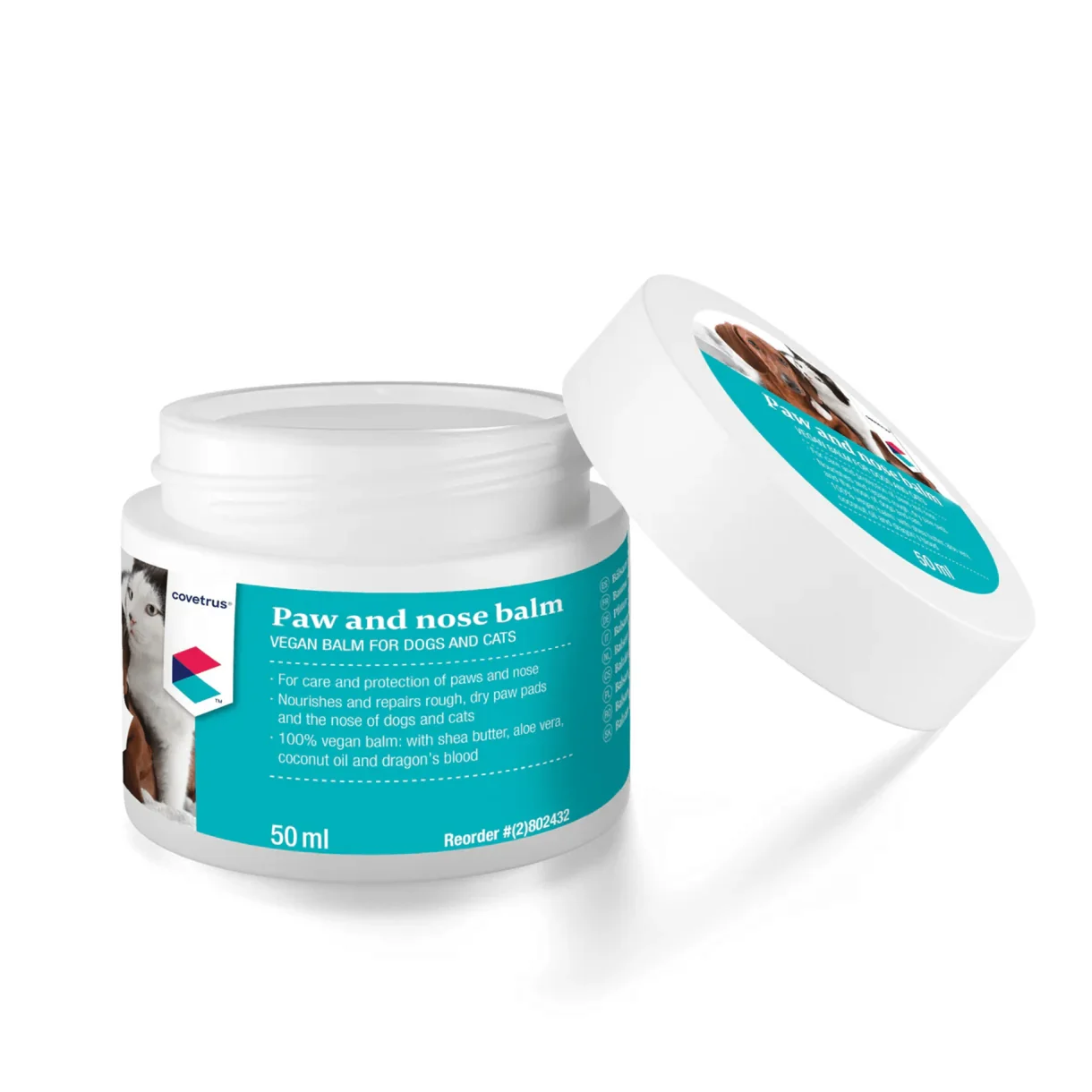 Tub of paw and nose balm