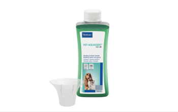 bottle of water supplement for pets