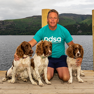 Kerry, Max, Paddy and Harry on the jetty