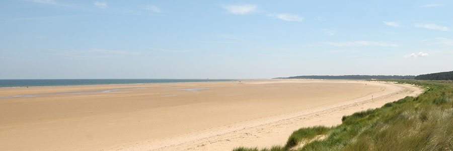 Photo of Holkham beach on a sunny day