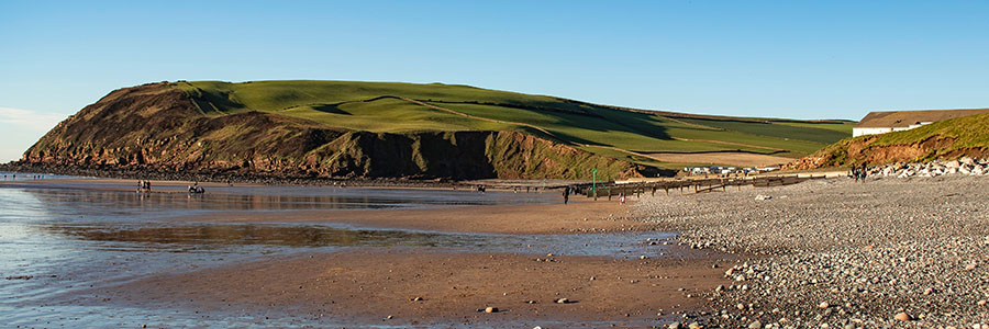 Photo of St Bees Beach on a sunny day