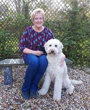 Jan and her dog, Chester